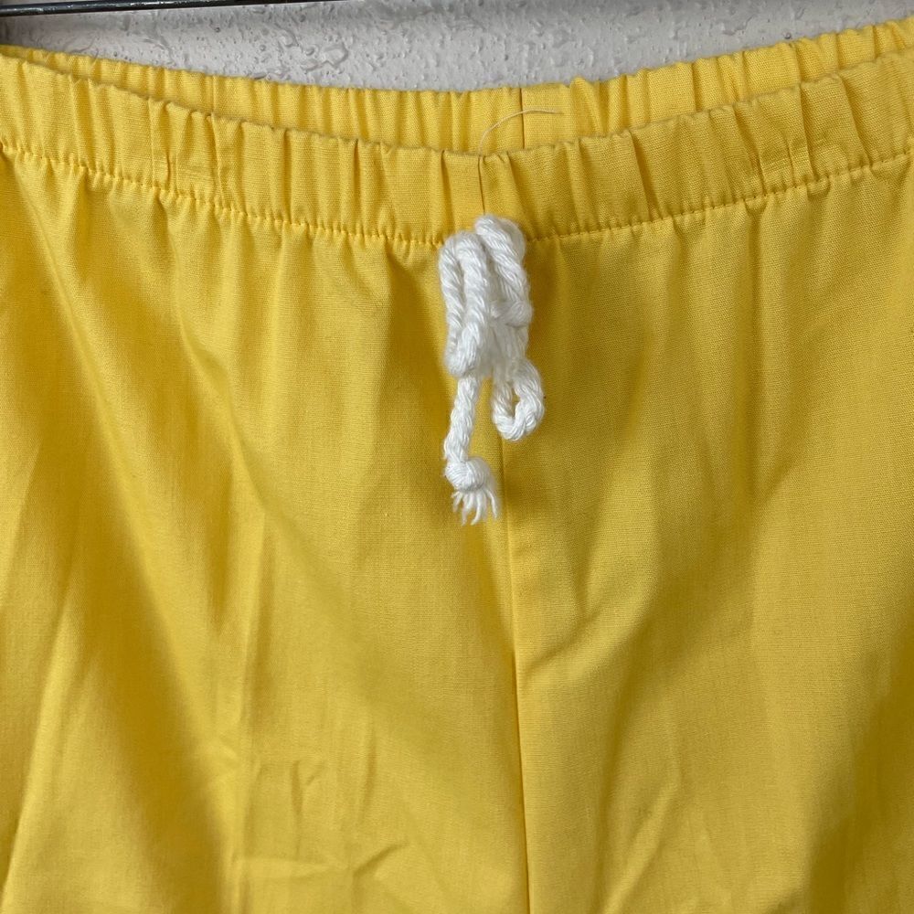 Vintage MLM Yellow Shirt and Matching Shorts Size L EUC - Picture 6 of 8